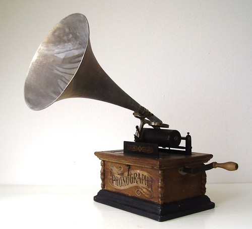 Antiker phonograph vor 1945 - antiker,