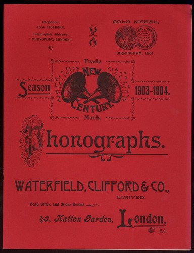 Phonographs 1903 1904 - phonographs, 1903-1904